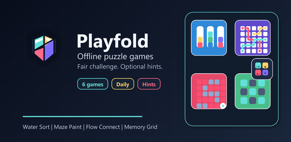 Playfold puzzle game artwork